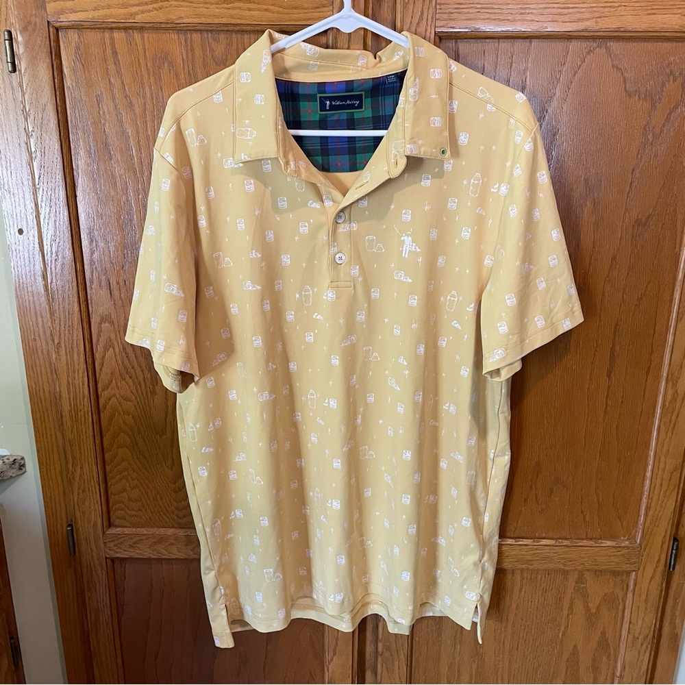 William Murray Off The Rocks Print Golf Polo Shirt View 3